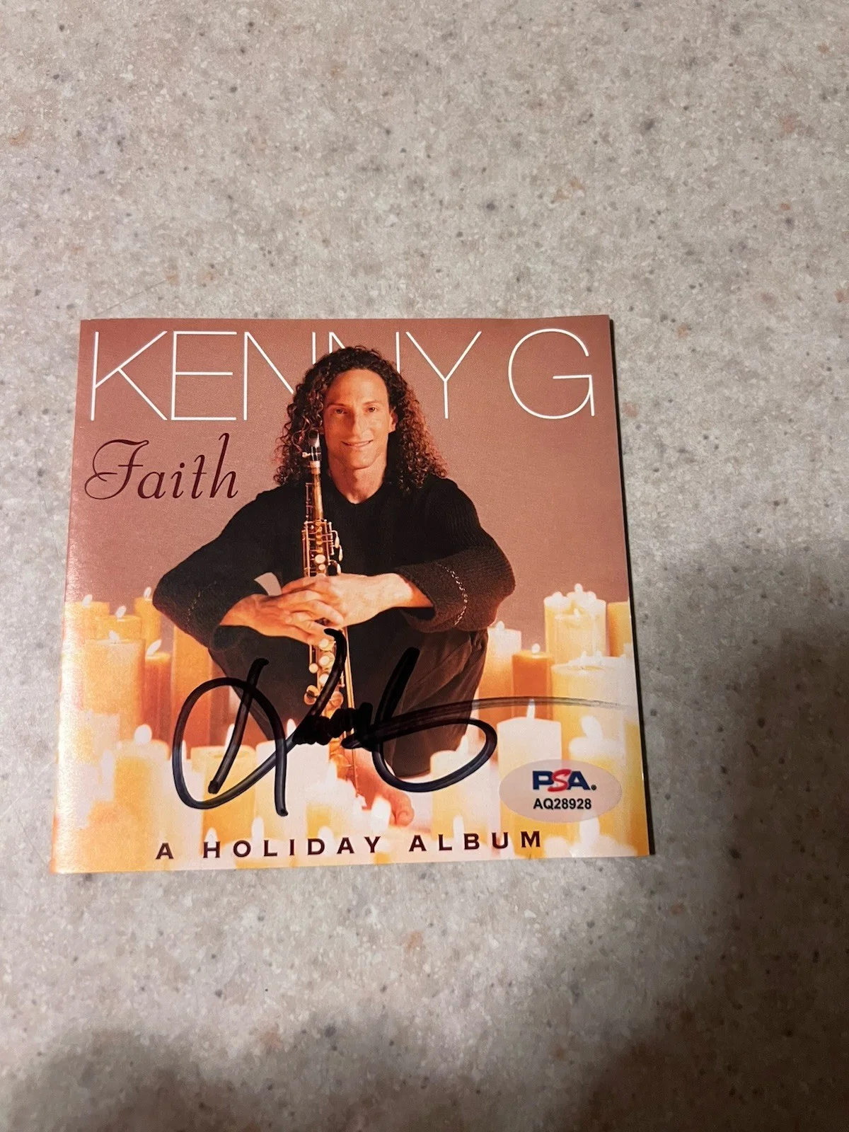 Kenny G Signed CD PSA / DNA COA Holiday Album Autograph Auto Jazz Legend, image 2