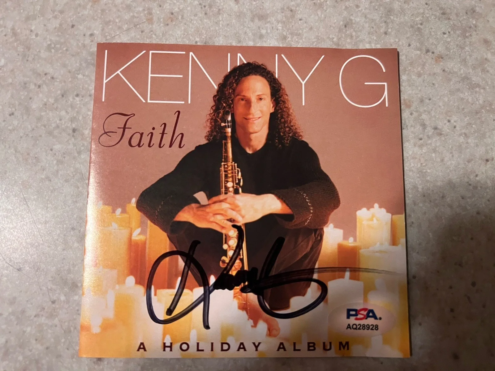 Kenny G Signed CD PSA / DNA COA Holiday Album Autograph Auto Jazz Legend, image 3