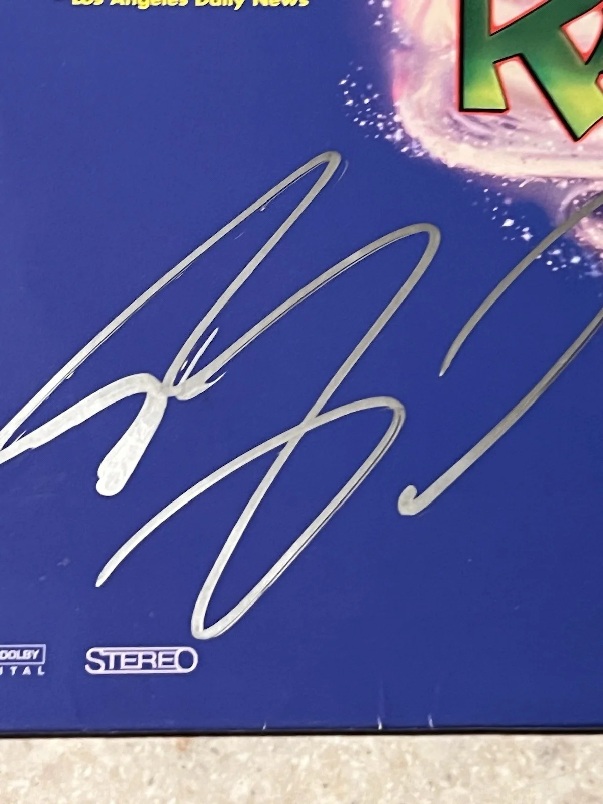 Shaquille O'Neal — Shaquille O'Neal Signed Laser Disc PSA / DNA COA Kazzam Shaq Autograph Auto, изображение 2