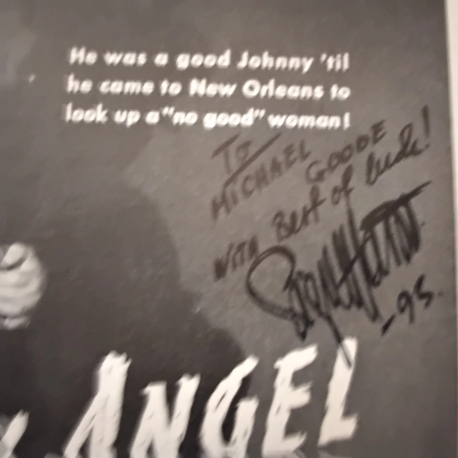 Signe Hasso SIGNED 1945 Movie AD Johnny Angel George Raft Claire Trevor Noir, изображение 3