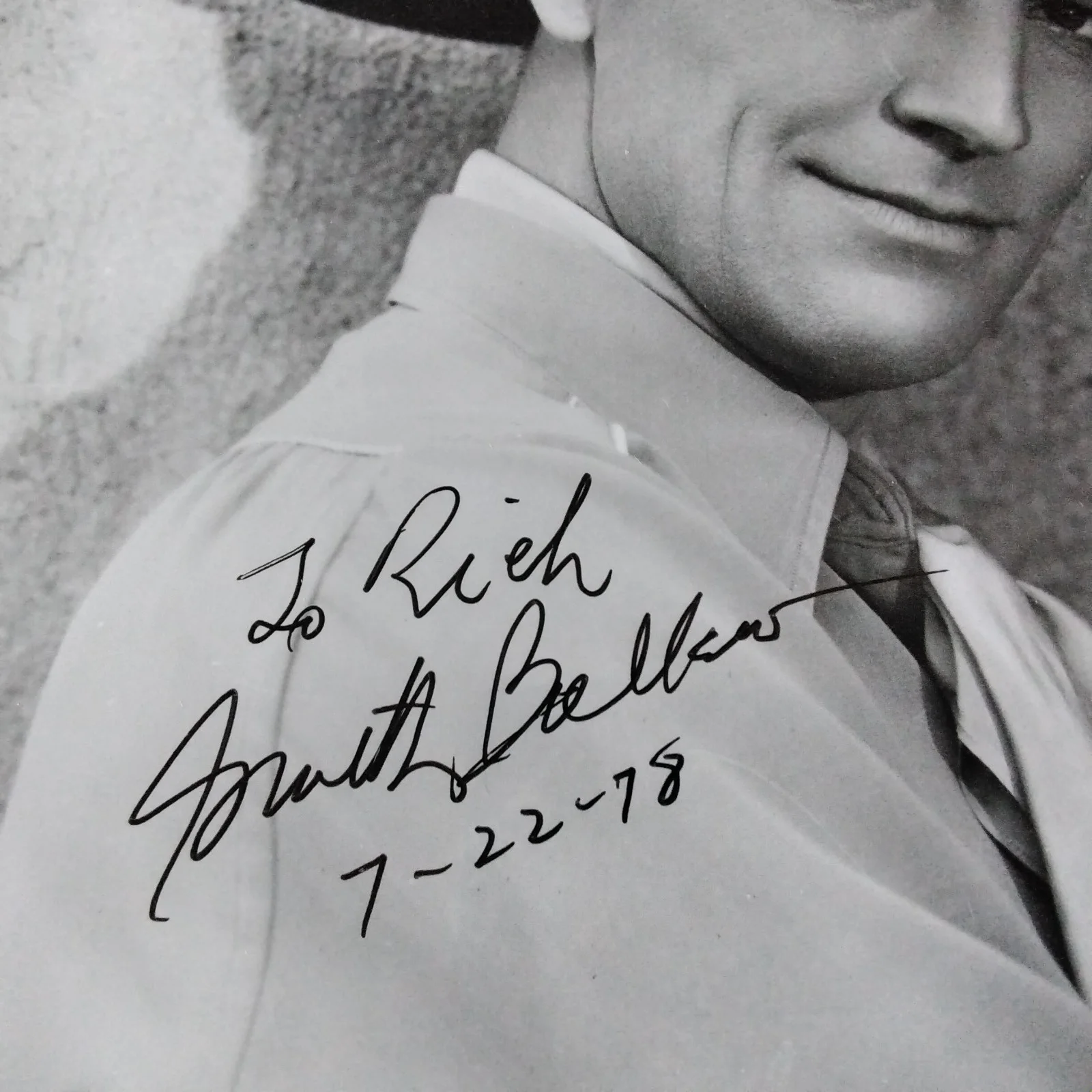 Smith Ballew SIGNED 1978 Photo Movie Actor Singer Red Badge of Courage Westerns, изображение 5