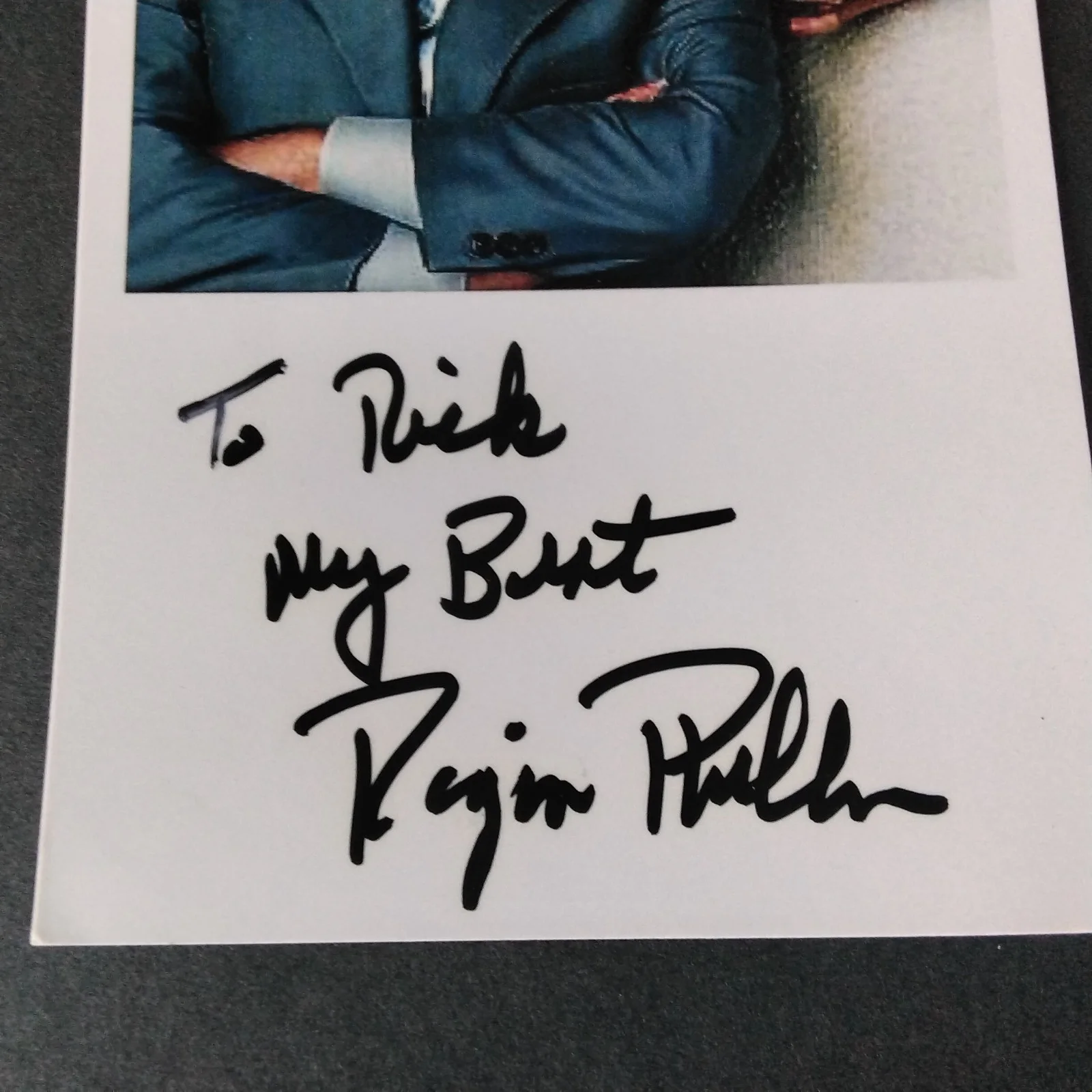 Regis Philbin SIGNED Photo Actor TV Host Live Kelly Joey Bishop Comedy, image 3