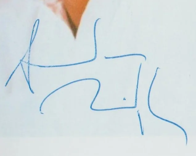 Andrew Ridgeley — Andrew Ridgeley Wham! Signed Autograph with George Michael, изображение 2