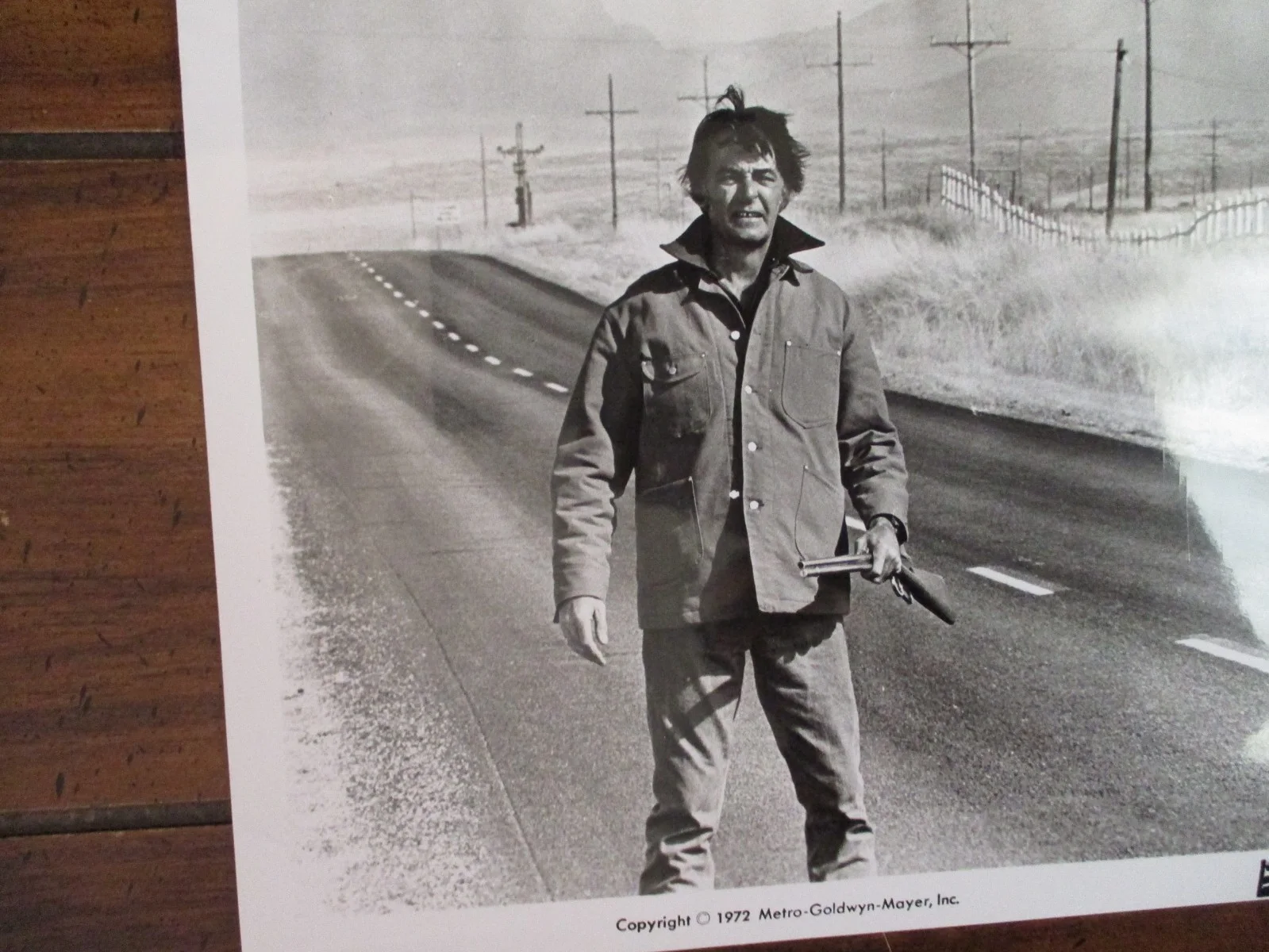 Rory Calhoun ("NIGHT OF THE LEPUS")1972 10 x 8 Glossy Black/White Press Photo, изображение 2