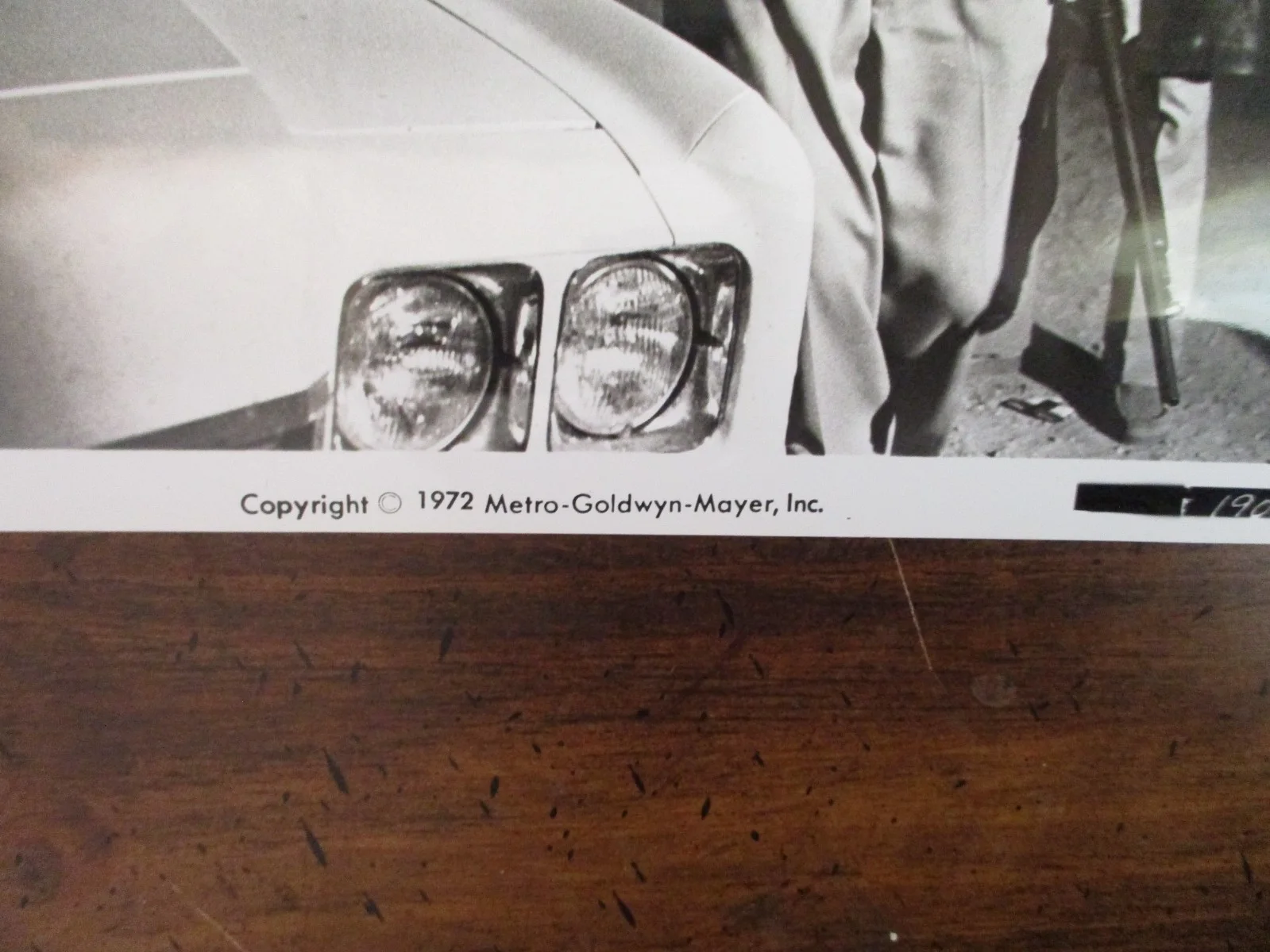 DeForest Kelley/Paul Fix(NIGHT OF THE LEPUS )1972 10 x 8 Black/White Press Photo, изображение 3
