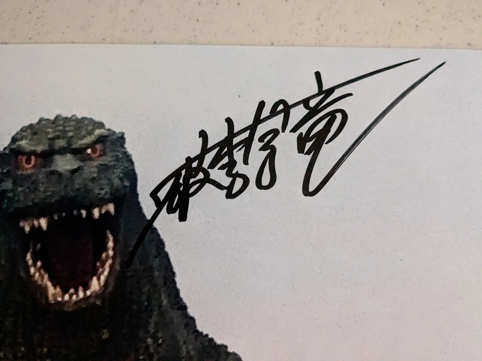 Hariken Ryu — Hariken Hurricane Ryu Signed GODZILLA 8x10 Photo Suit Actor Autograph JSA COA F, изображение 2
