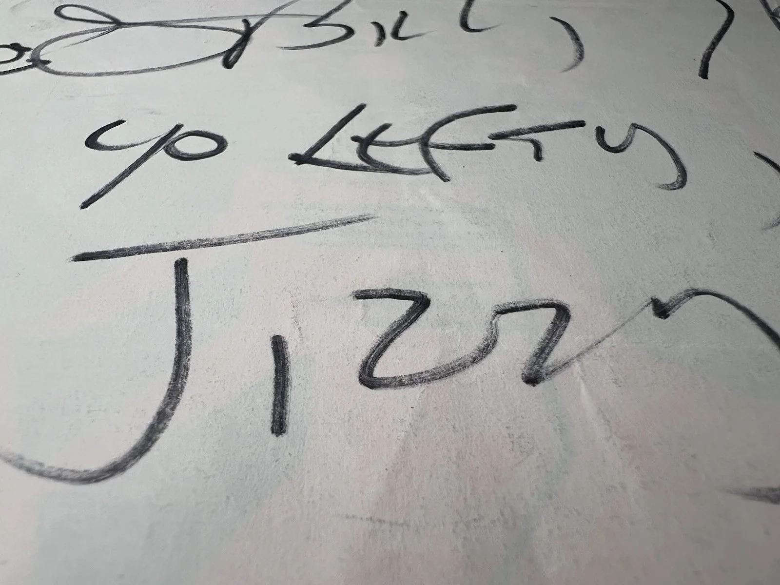 VTG Rock Backstage Club Flyer Love & Hate Signed by Band Autographed Jizzy Skid, изображение 5