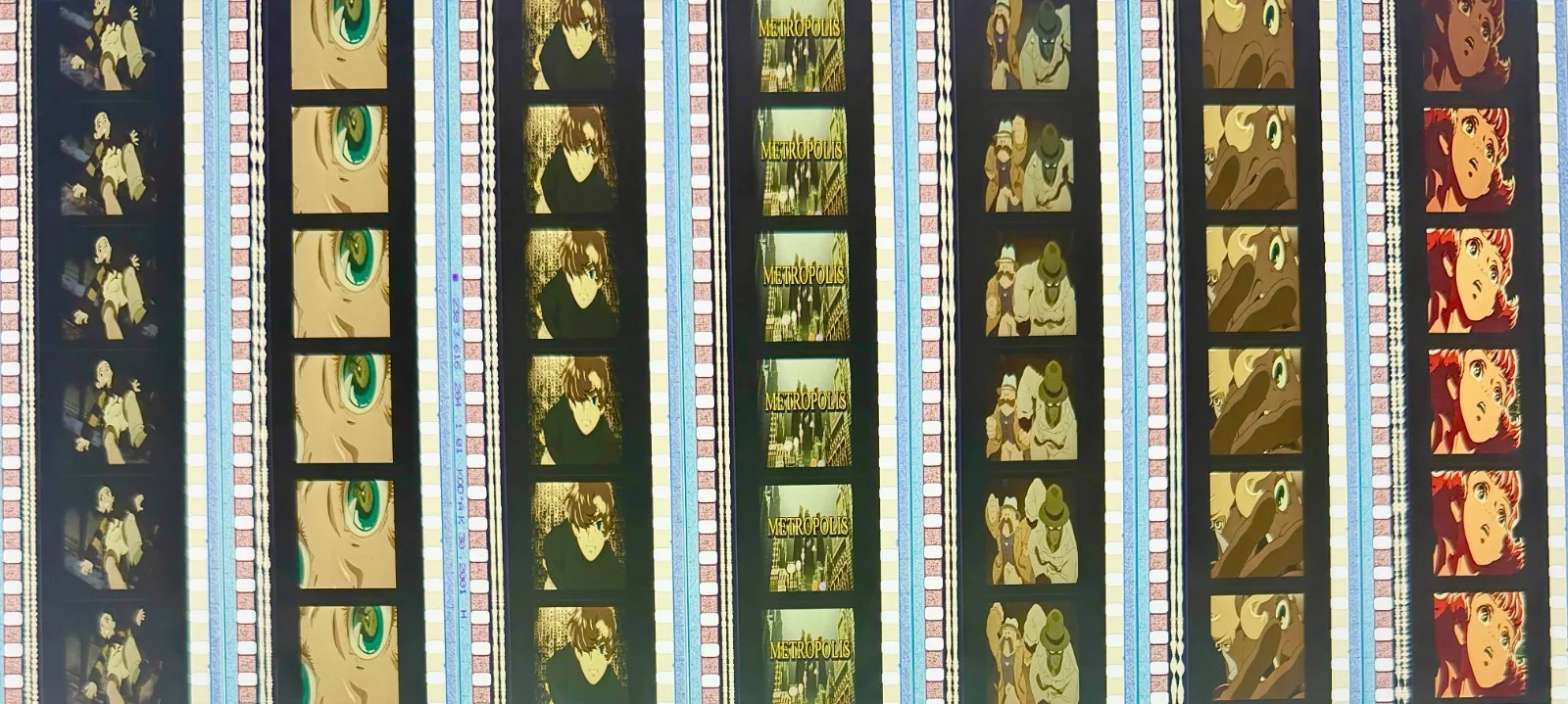 Rintaro & Katsuhiro Otomo's Metropolis 2001 Very Rare Unmounted 35mm Film Cells, изображение 3