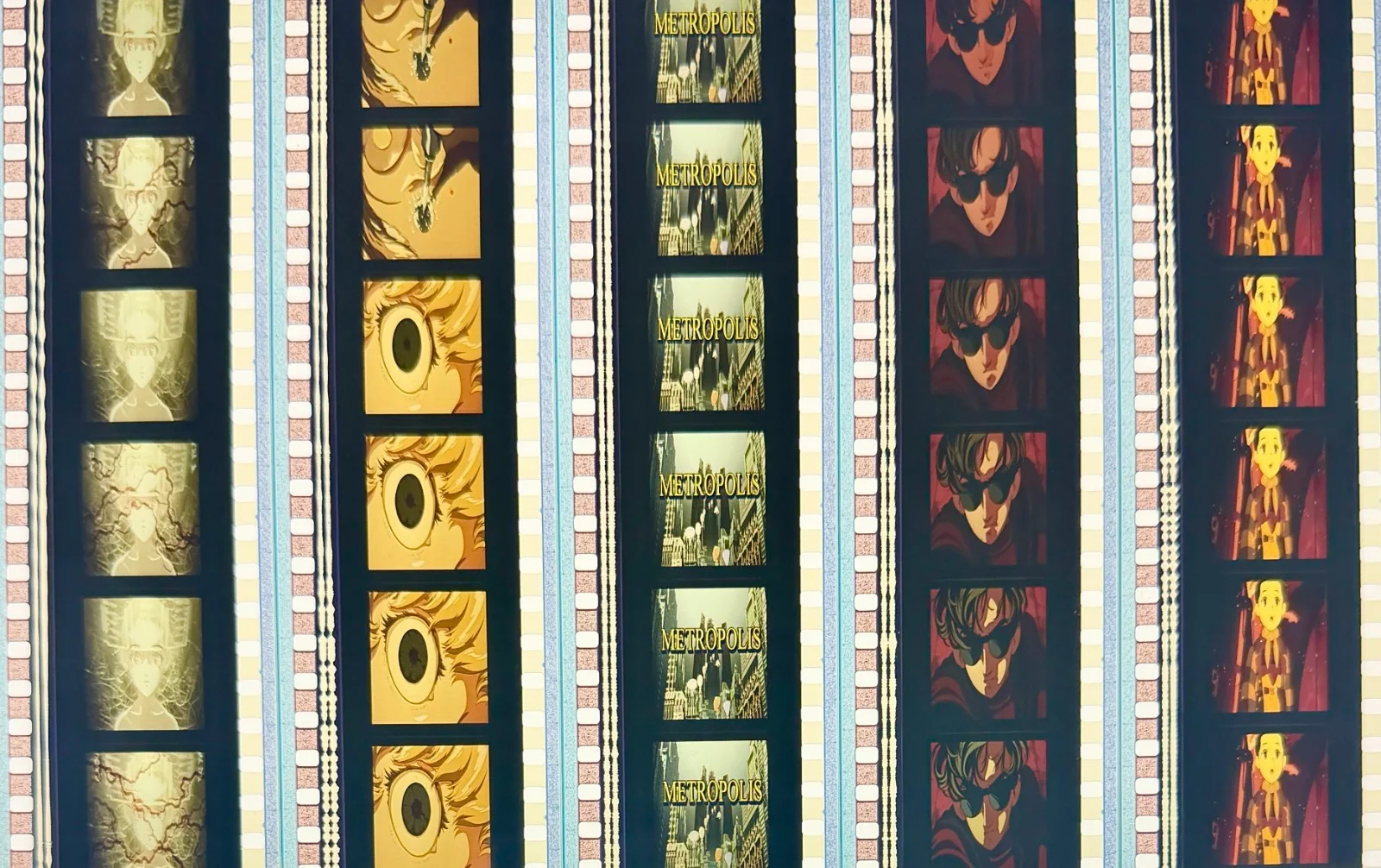Rintaro & Katsuhiro Otomo's Metropolis 2001 Very Rare Unmounted 35mm Film Cells, изображение 4