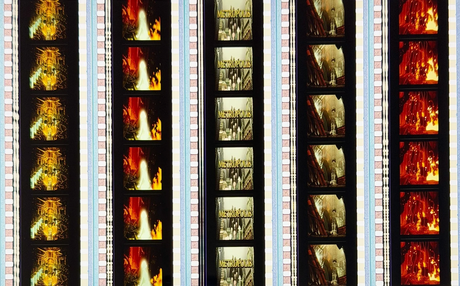 Rintaro & Katsuhiro Otomo's Metropolis 2001 Very Rare Unmounted 35mm Film Cells, изображение 5
