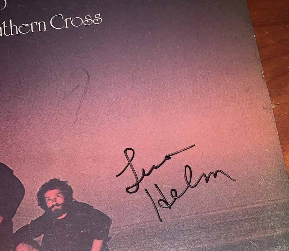 Band Northern Lights Southern Signed Autographed Vinyl LP Rick Danko Levon Helm, image 4