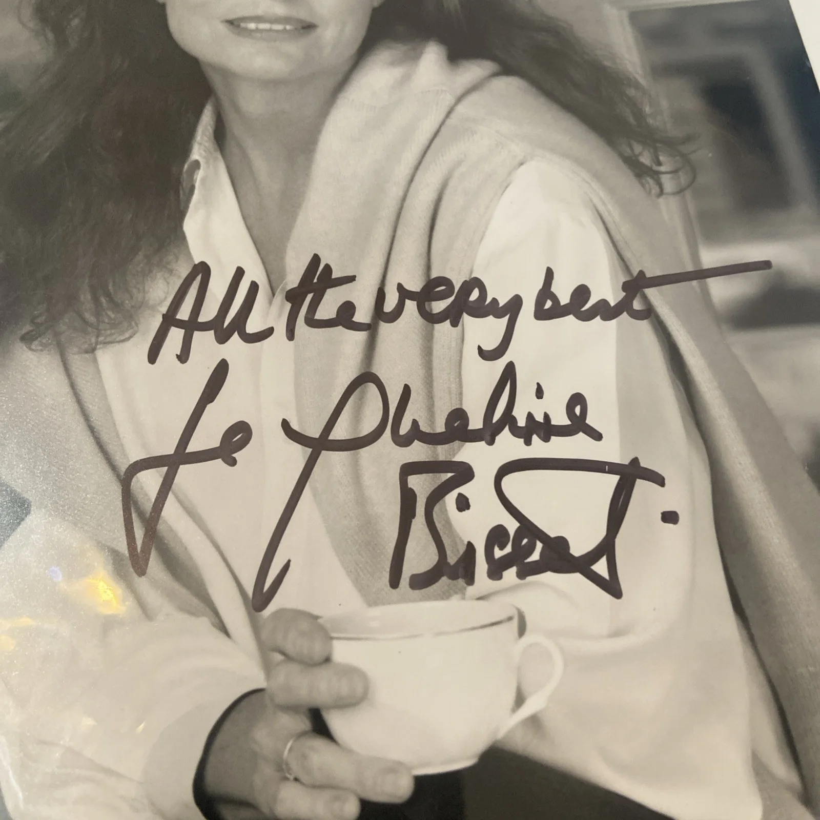 Jacqueline Bisset — Jacqueline Bisset - Original Autograph Photo - Authentic Signed 8x10 the Deep, image 2