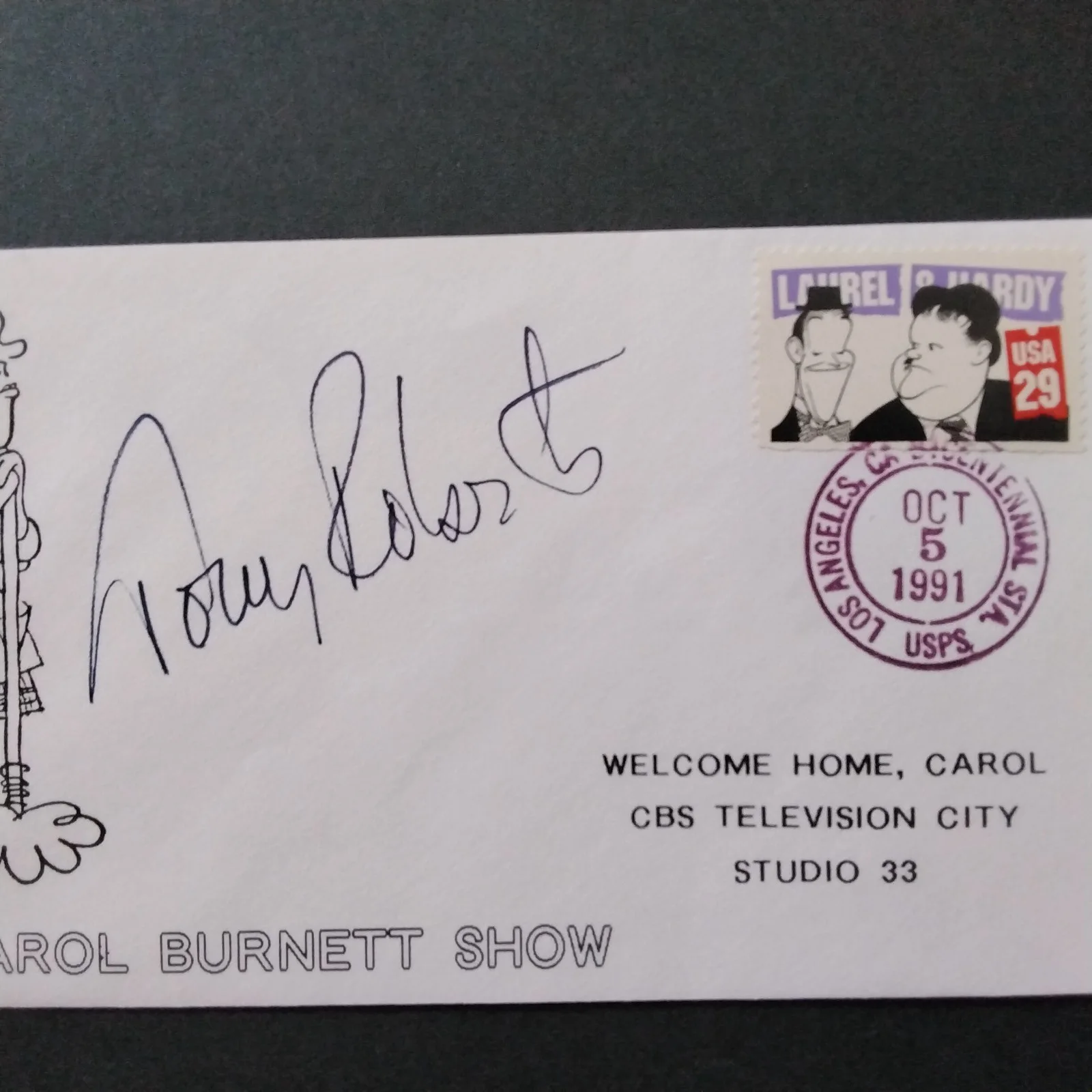 Tony Roberts Signed 1981 Envelope Photo Movie Actor Annie Hall Play It Again Sam, изображение 5
