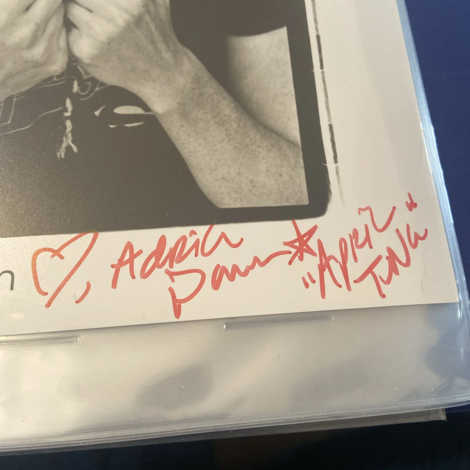 Adria Dawn Signed Autograph 8x10 b&w Photo Nip/Tuck-Felicity-Hunter “April Tuna”, изображение 2