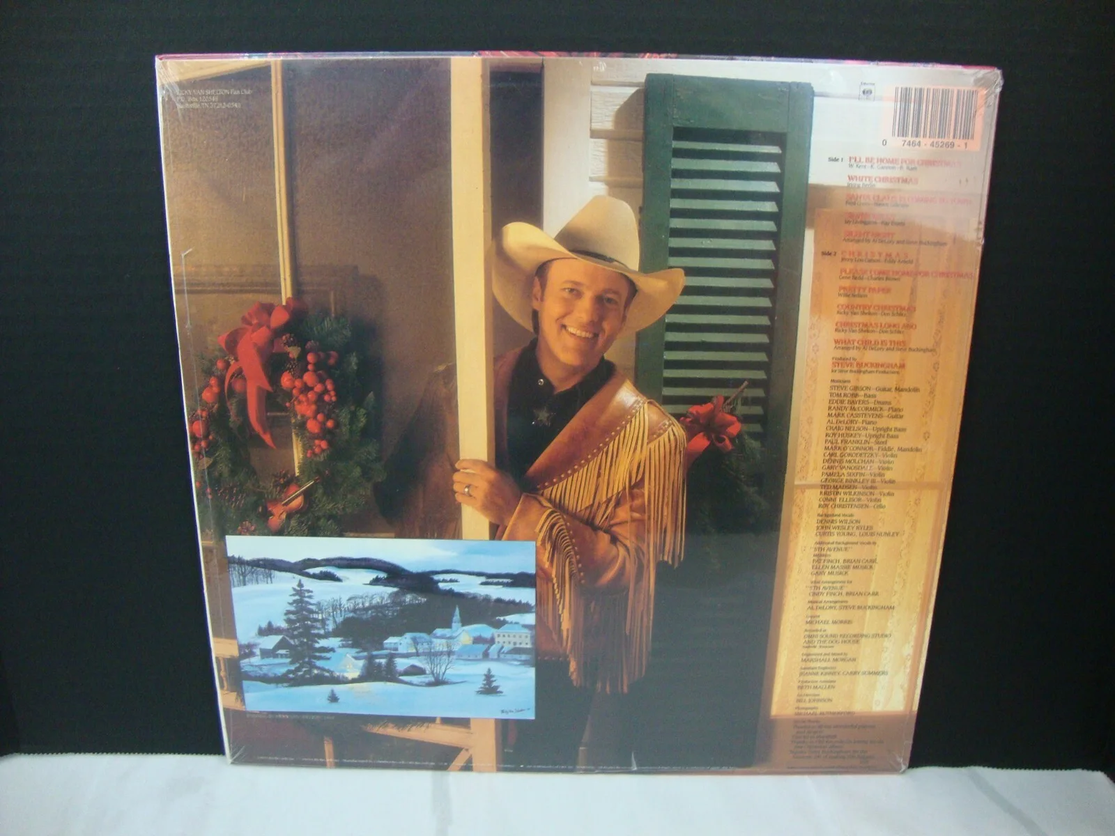 RICKY VAN SHELTON - Sings CHRISTMAS Factory SEALED 12" LP NEW Old Stock Mint, изображение 2