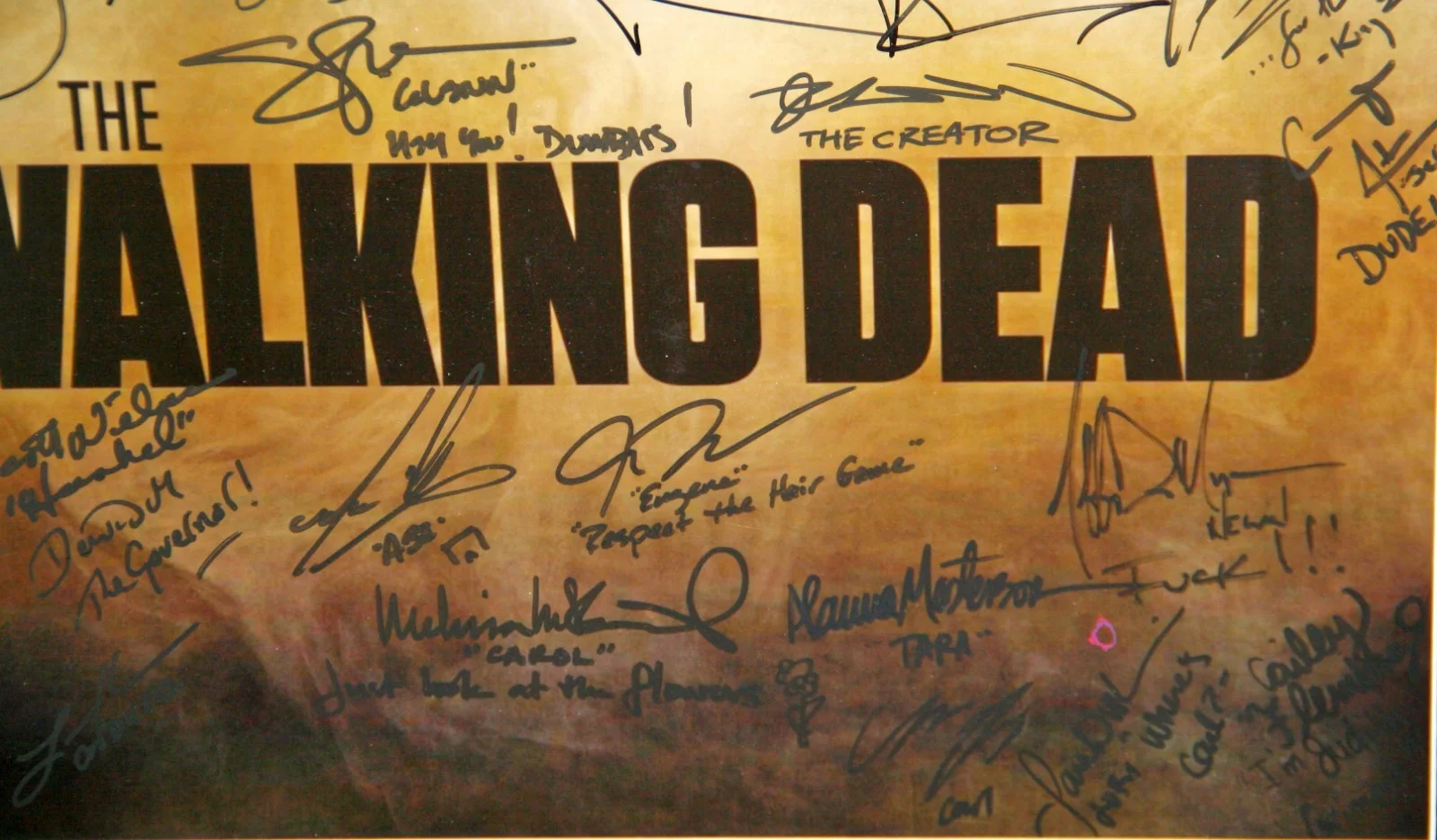Jeffery Dean Morgan — The Walking Dead Cast Signed 16x20 Photo Framed Reedus Morgan 20+ Sigs JSA LOA, изображение 5