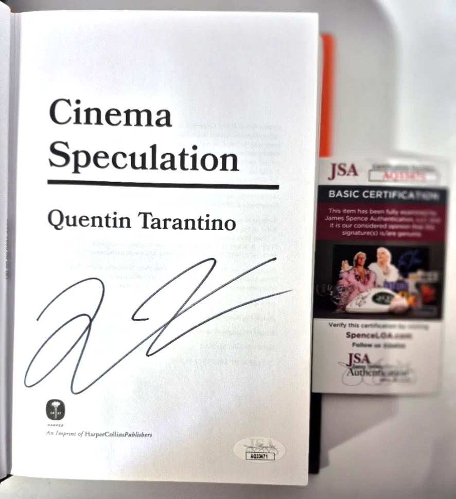 Quentin Tarantino — QUENTIN TARANTINO SIGNED AUTOGRAPHED CINEMA SPECULATION 1ST EDITION BOOK JSA COA, image 2