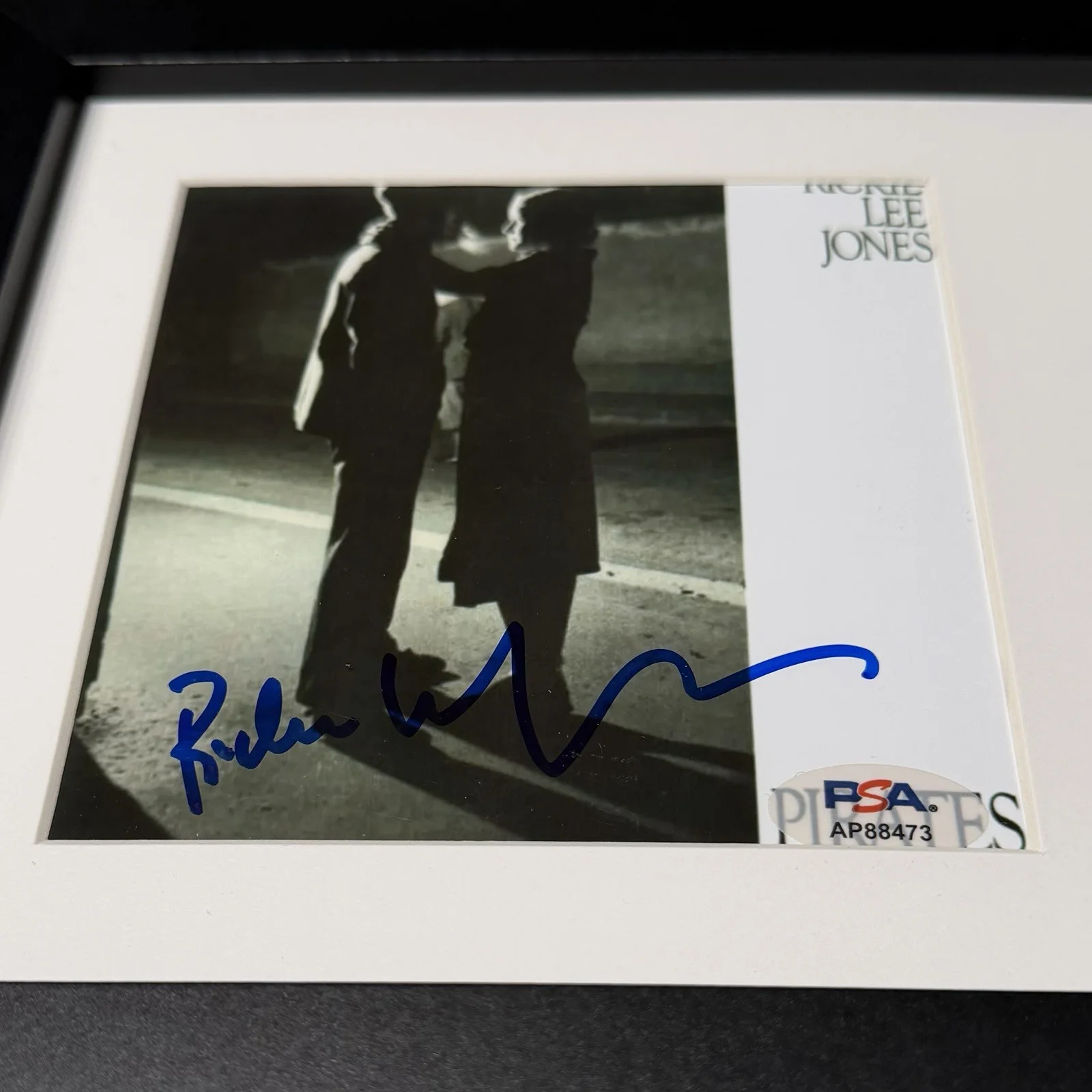 RICKIE LEE JONES SIGNED PIRATES CD ALBUM AUTOGRAPH FRAMED PSA COA, изображение 2