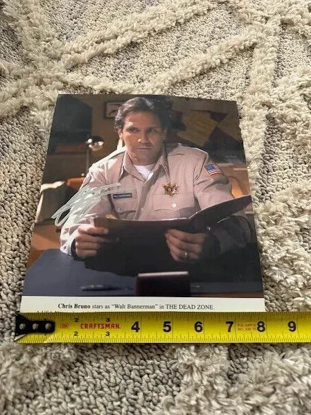 Chris Bruno — The Dead Zone Movie Chris Bruno Signed Authentic Autograph Photo Size 8" x 10", изображение 3