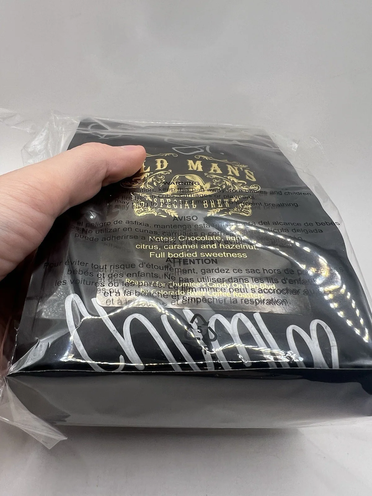 Chumlee — Pawn Stars OLD MAN SPECIAL BREW COFFEE SIGNED BY RICHARD SR. & CHUM LEE, изображение 3