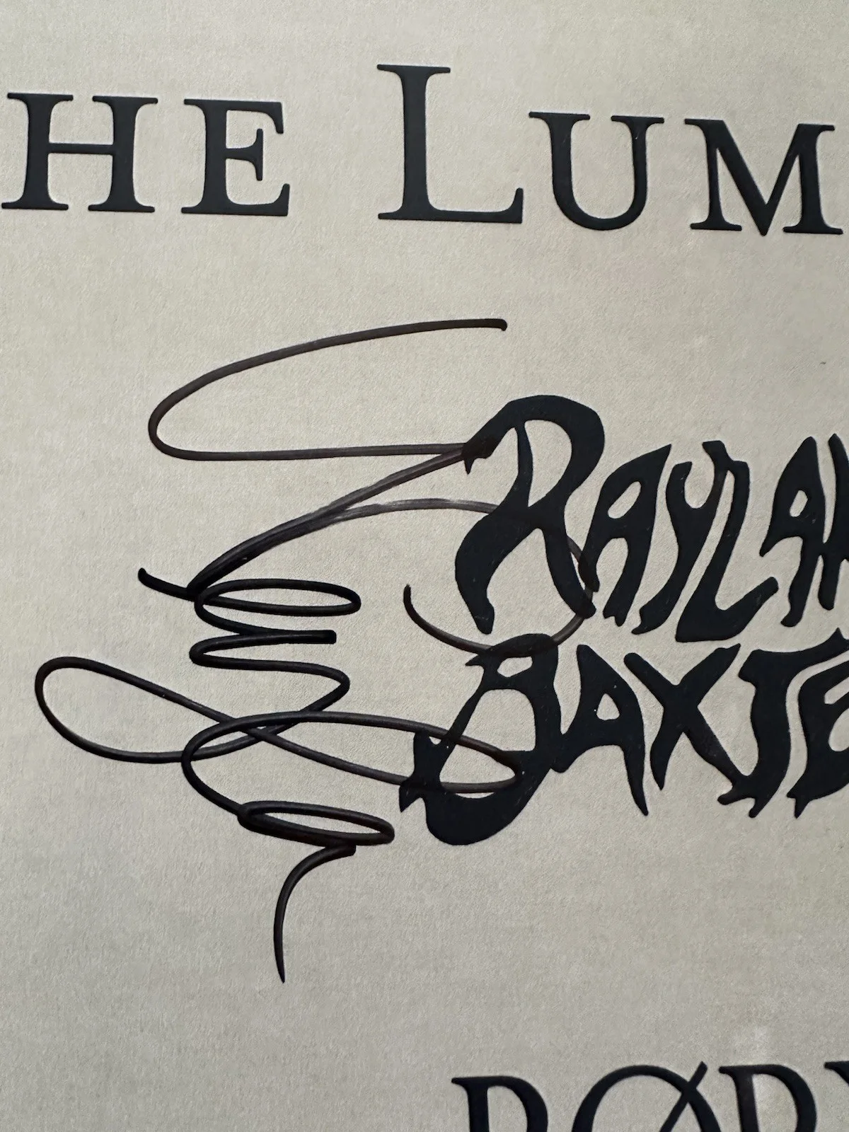 The LUMINEERS SIGNED Concert POSTER autographed By Fraites, Pekarek, Schultz, изображение 2