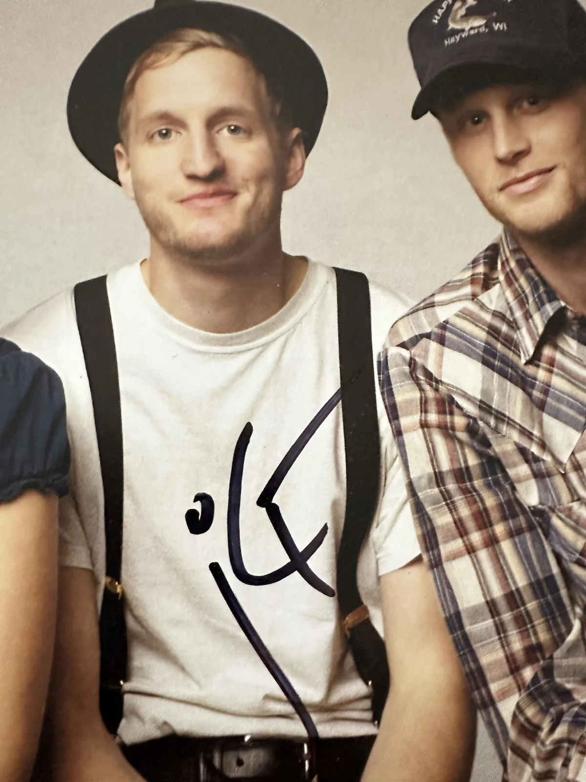 The LUMINEERS SIGNED Concert POSTER autographed By Fraites, Pekarek, Schultz, изображение 3