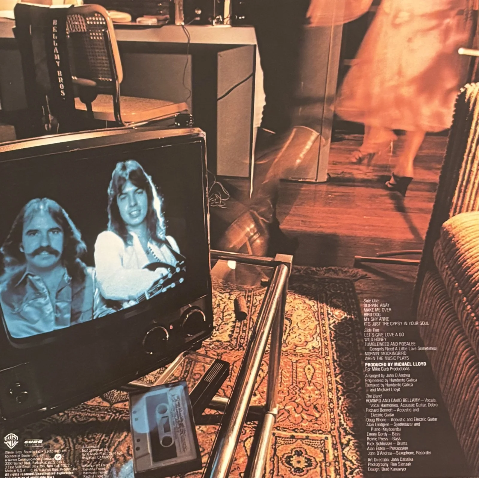 The Bellamy Brothers AUTOGRAPH SIGNED LP Cover Beautiful Friends Excellent, изображение 2
