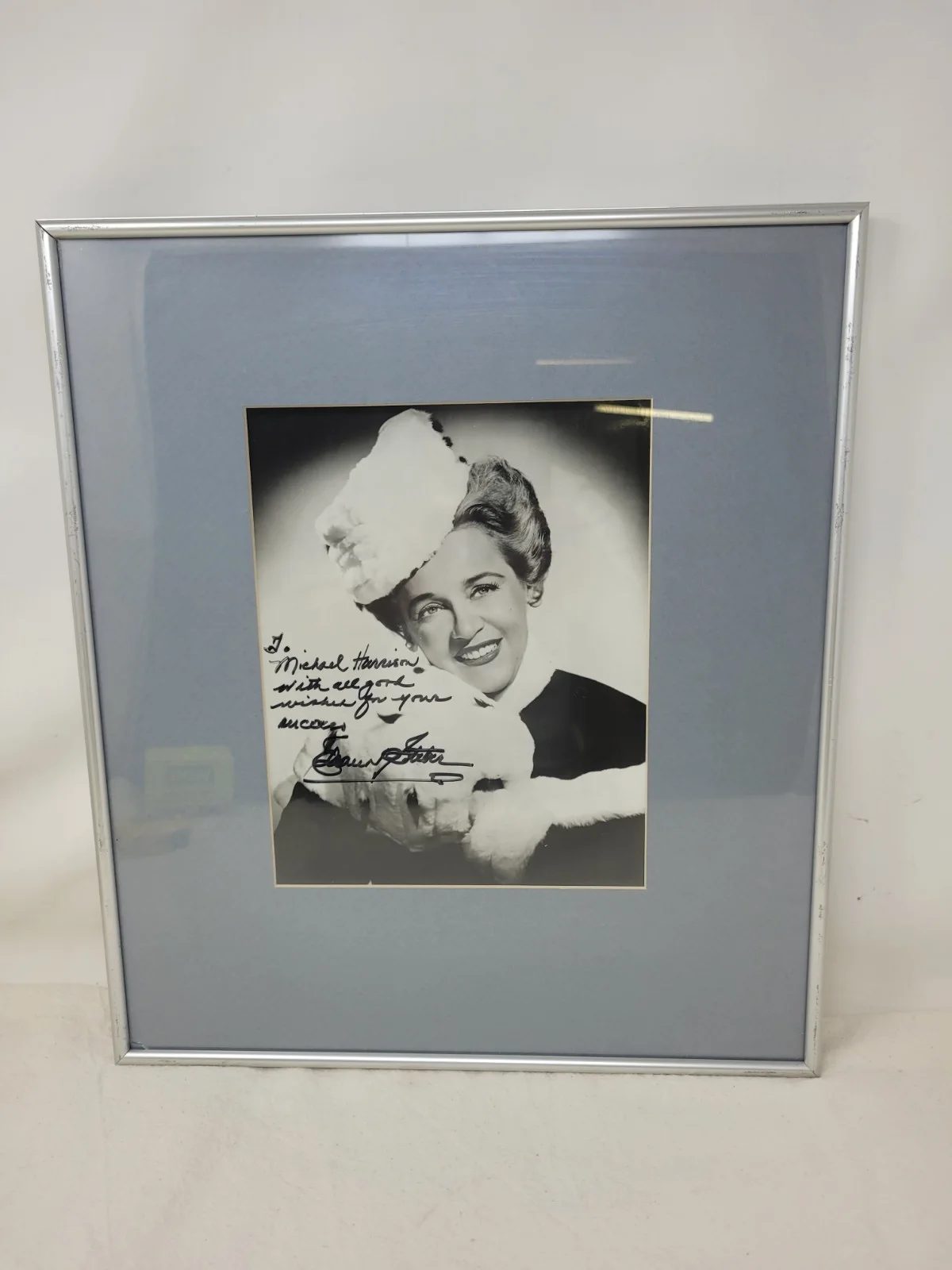 eleanor steber operatic soprano framed autographed photo, image 2