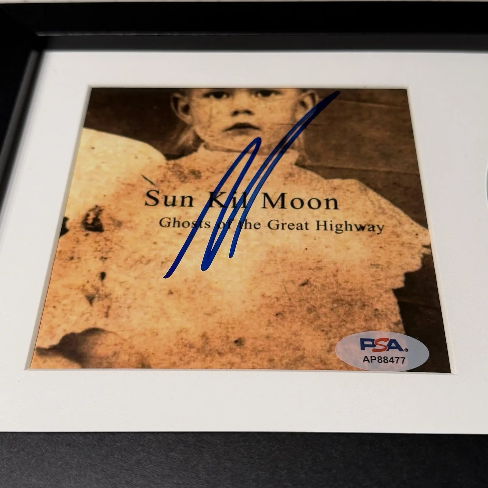 MARK KOZELEK SIGNED SUN KIL MOON GREAT HIGHWAY CD ALBUM AUTOGRAPH FRAMED PSA COA, image 2