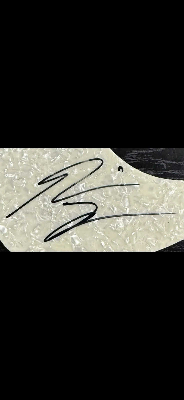 Gavin Adcock Country Music Artist Autographed Acoustic Guitar Pickguard, изображение 2