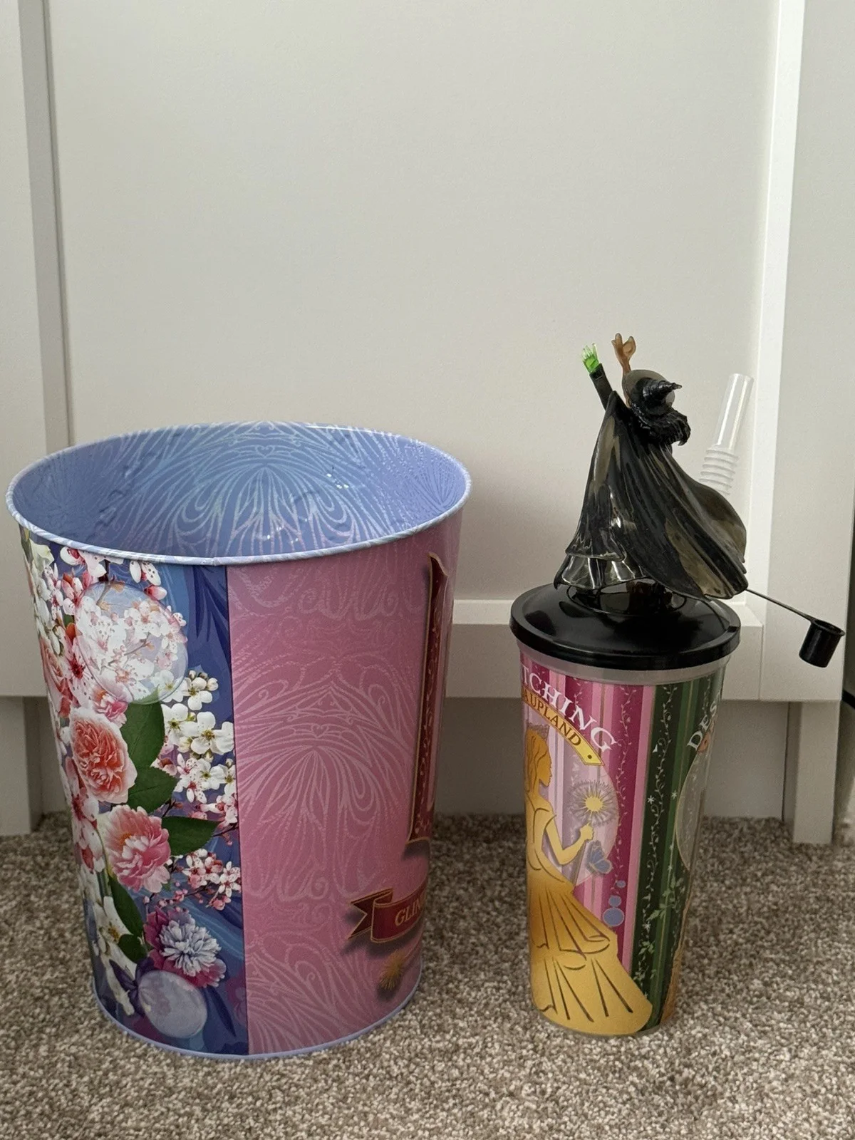 Wicked For Good Glinda Popcorn Bucket & Elphaba Cup Odeon brand new rare, image 4