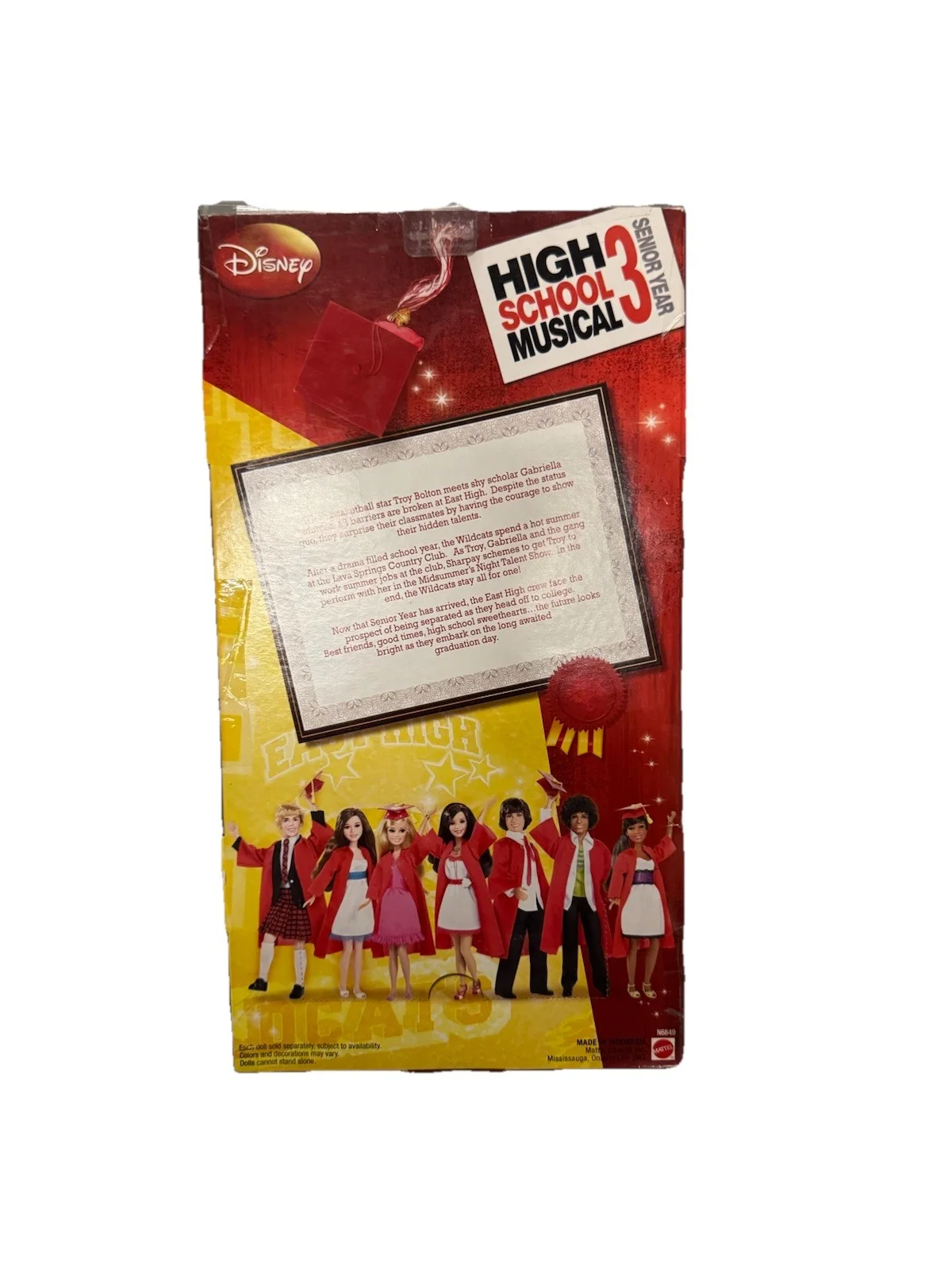Ashley Tisdale — Ashley Tisdale Signed Disney (High School Musical 3) Graduation Doll PSA/DNA, изображение 3