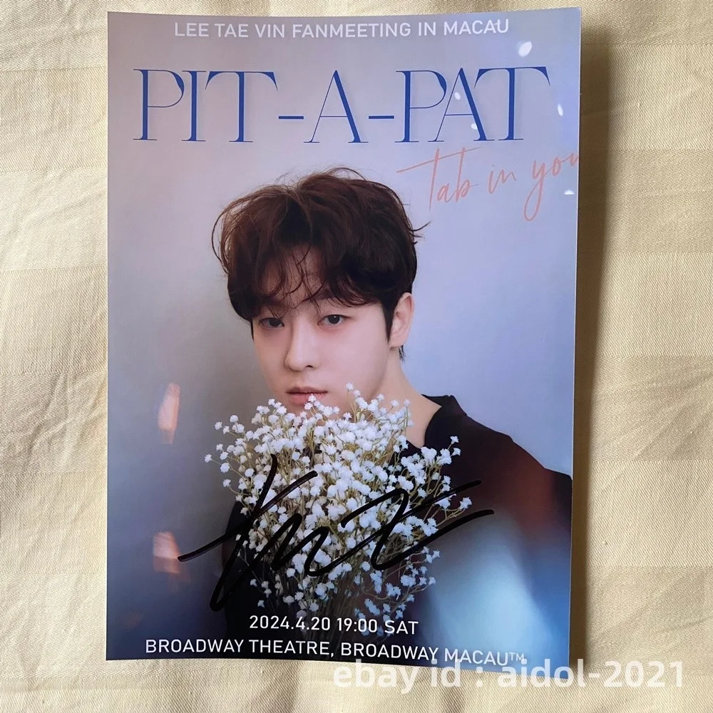 Love for Love’s Sake Tae-vin Lee Autographed Photo 5*7 K-Drama 2024, изображение 2