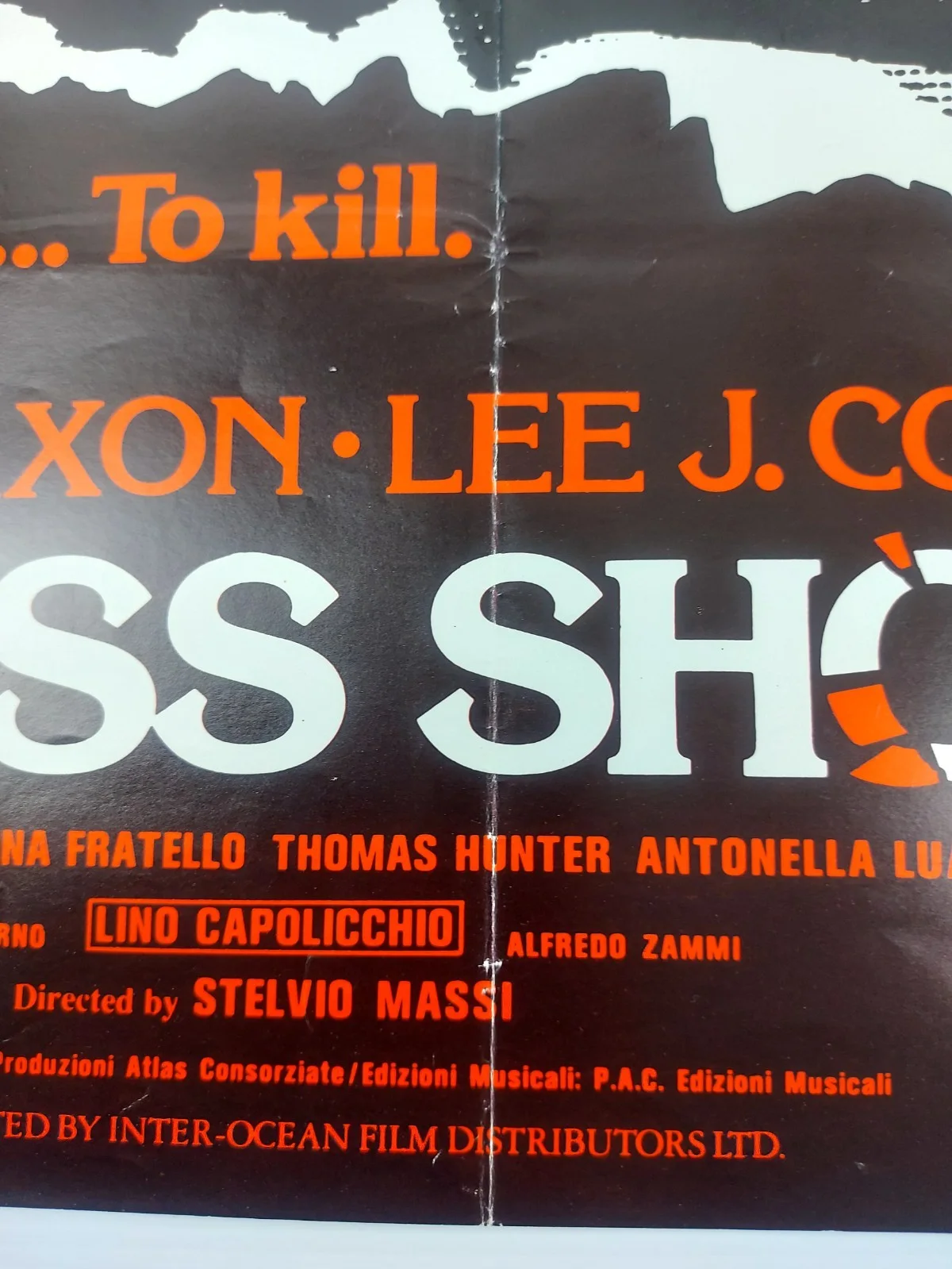 CROSS SHOT / DRAGON DIES HARD ORIGINAL UK QUAD DOUBLE BILL FILM POSTER 1975, изображение 5