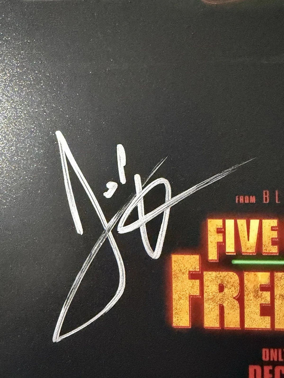 Josh Hutcherson — JOSH HUTCHERSON SIGNED FIVE NIGHTS AT FREDDYS 2 11x14 PHOTO BECKETT BV18507, изображение 2
