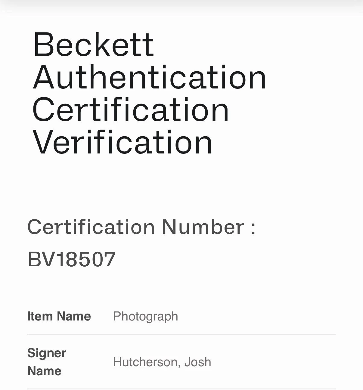 Josh Hutcherson — JOSH HUTCHERSON SIGNED FIVE NIGHTS AT FREDDYS 2 11x14 PHOTO BECKETT BV18507, изображение 4