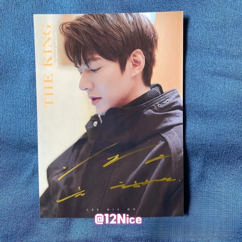 The King: Eternal Monarch Lee MinHo Autographed Signed Photo 4*6 2025 #Nice, изображение 2