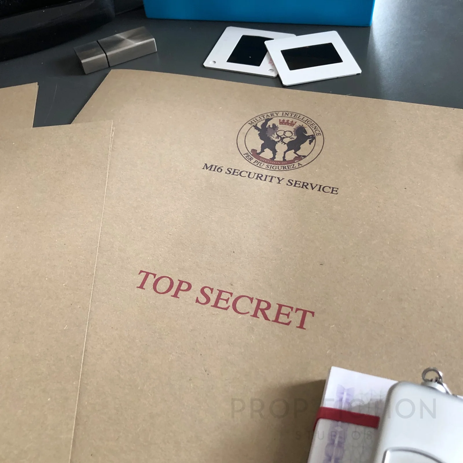 Movie Prop Secret Agent Mission Report Files / 3 x Cosplay Spy Folder Set, изображение 2