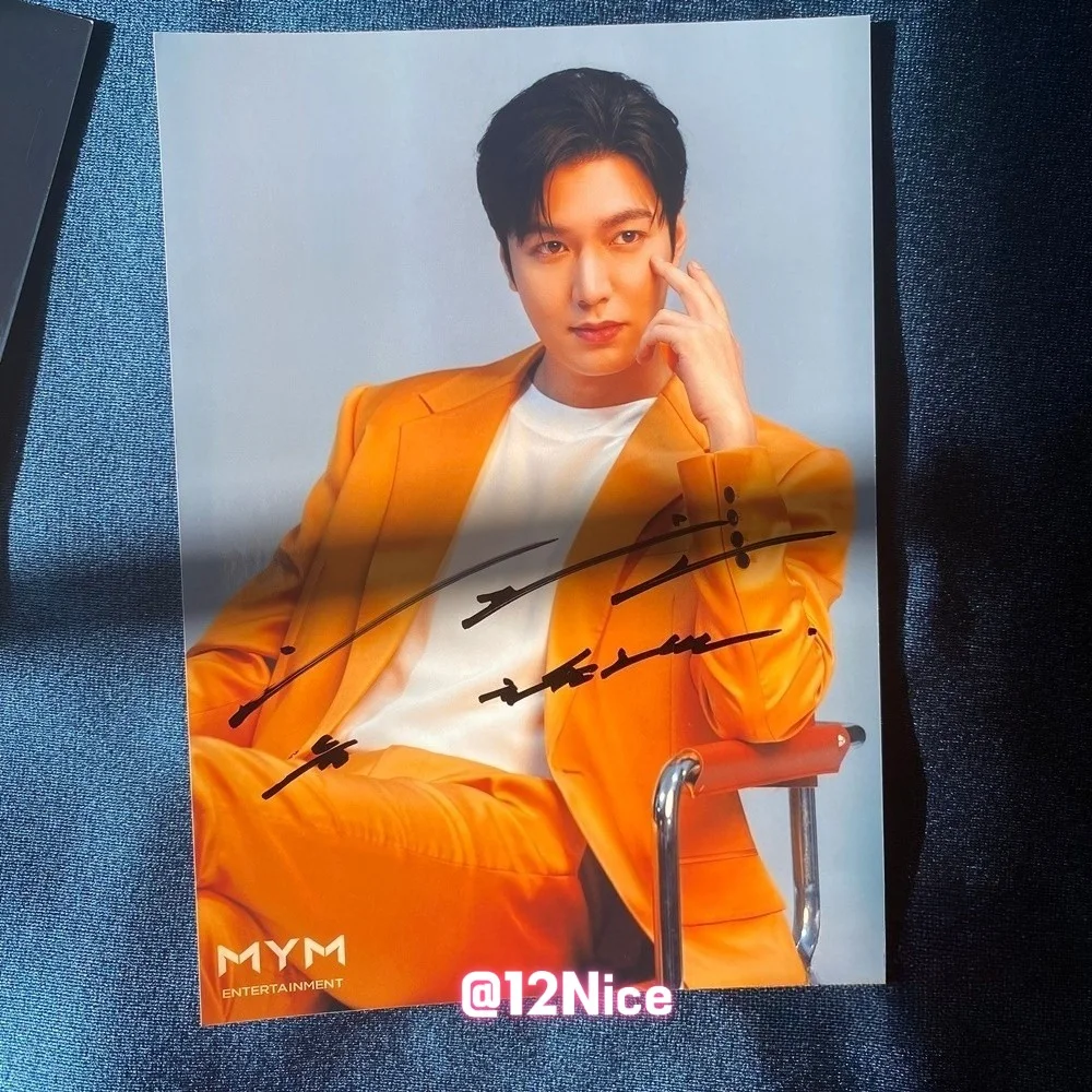 LEE MINHO MinHo Autographed Signed Photo 4*6 COLLECTION K-POP 202512 #Nice, изображение 2