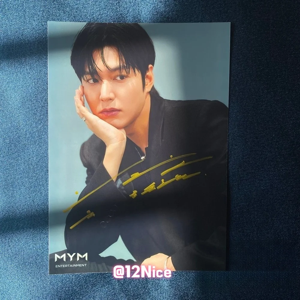 LEE MINHO MinHo Autographed Signed Photo 4*6 COLLECTION K-POP 202512b #Nice, изображение 3