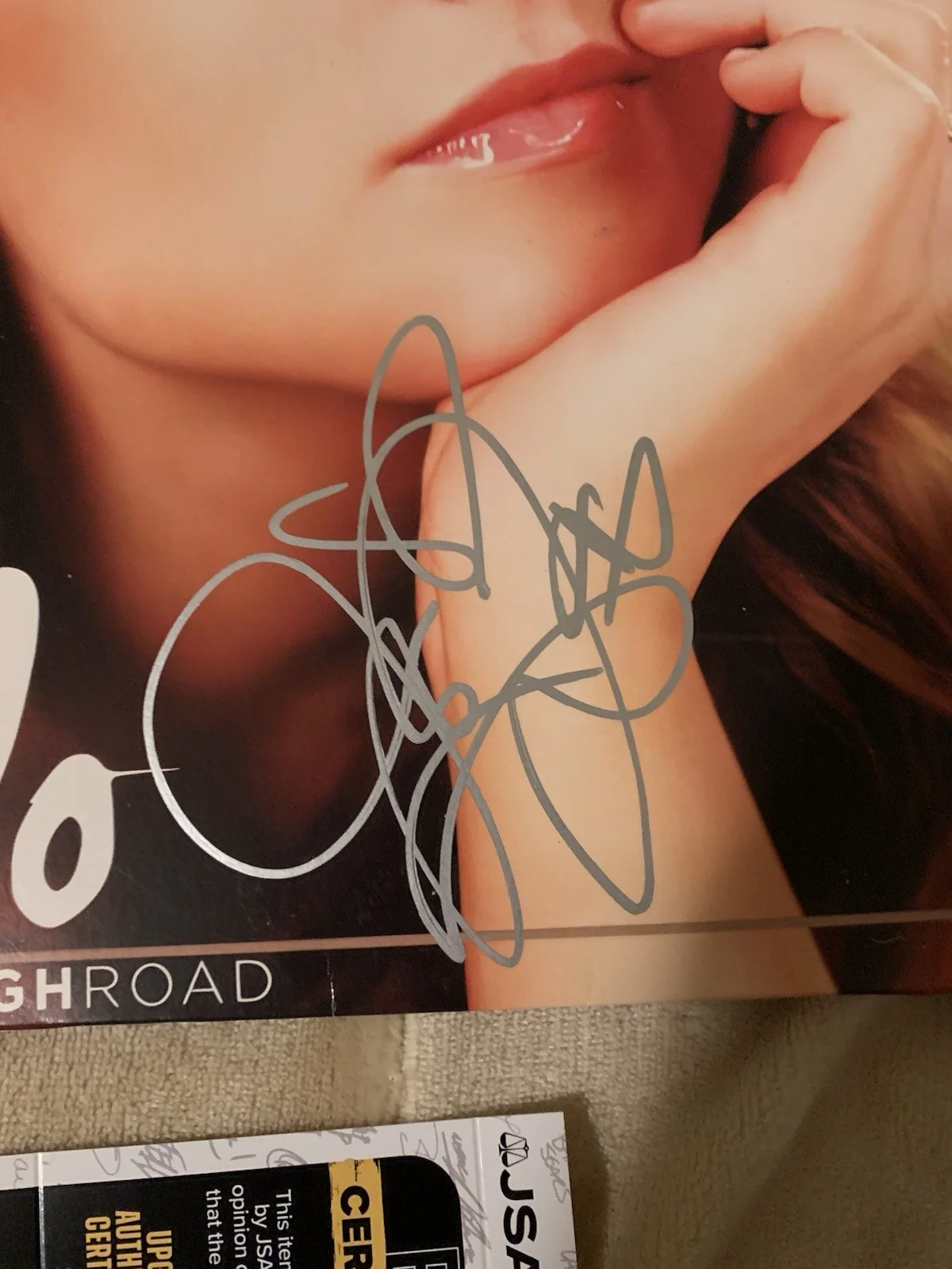 Jojo The High Road Signed Vinyl Autograph JSA Certified, image 3