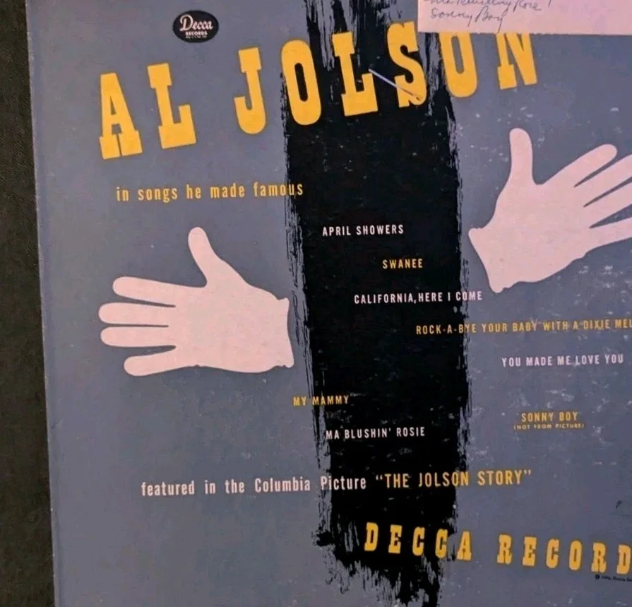 Al Jolson Vinyl Record Set Lot Decca 1946 A469 Songs He Made Famous Vol 3, изображение 4