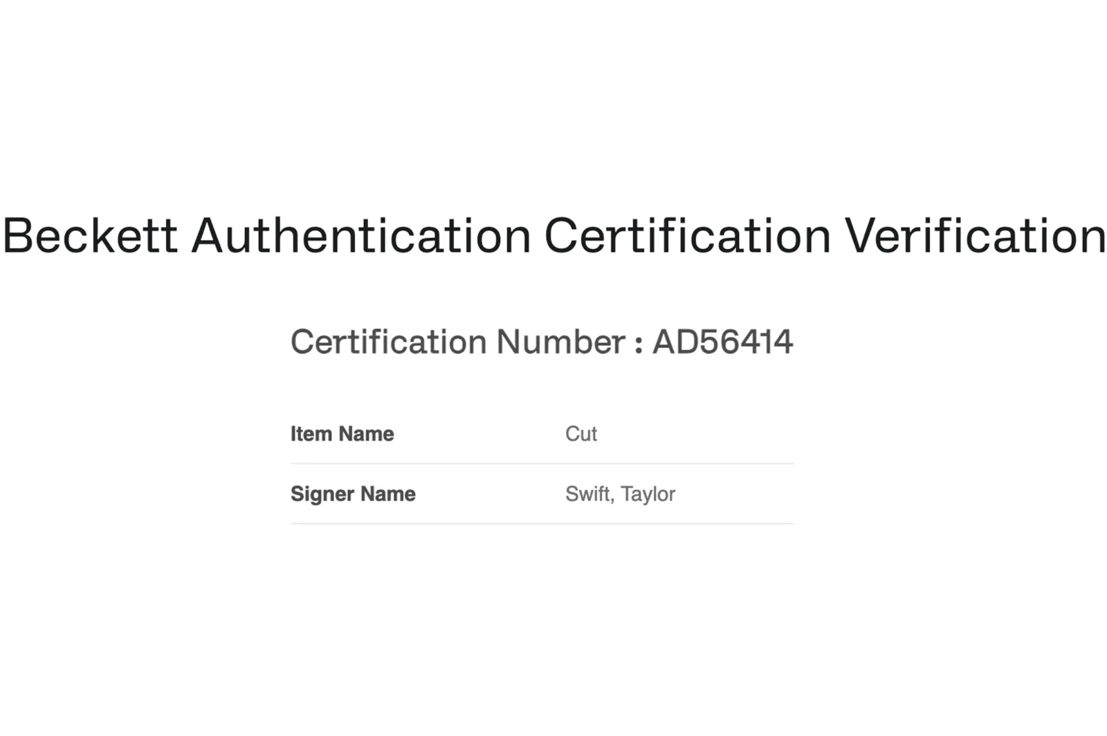 Taylor Swift Autographed Guitar (JSA), image 3