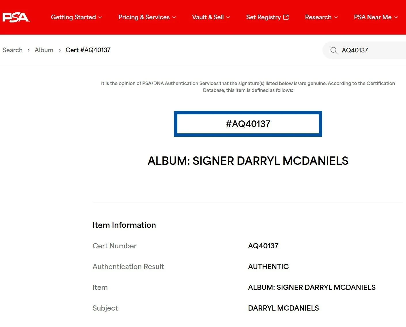 DMC Signed Vinyl Tougher Than Leather - RARE inscription - PSA COA - Photo Proof, изображение 5