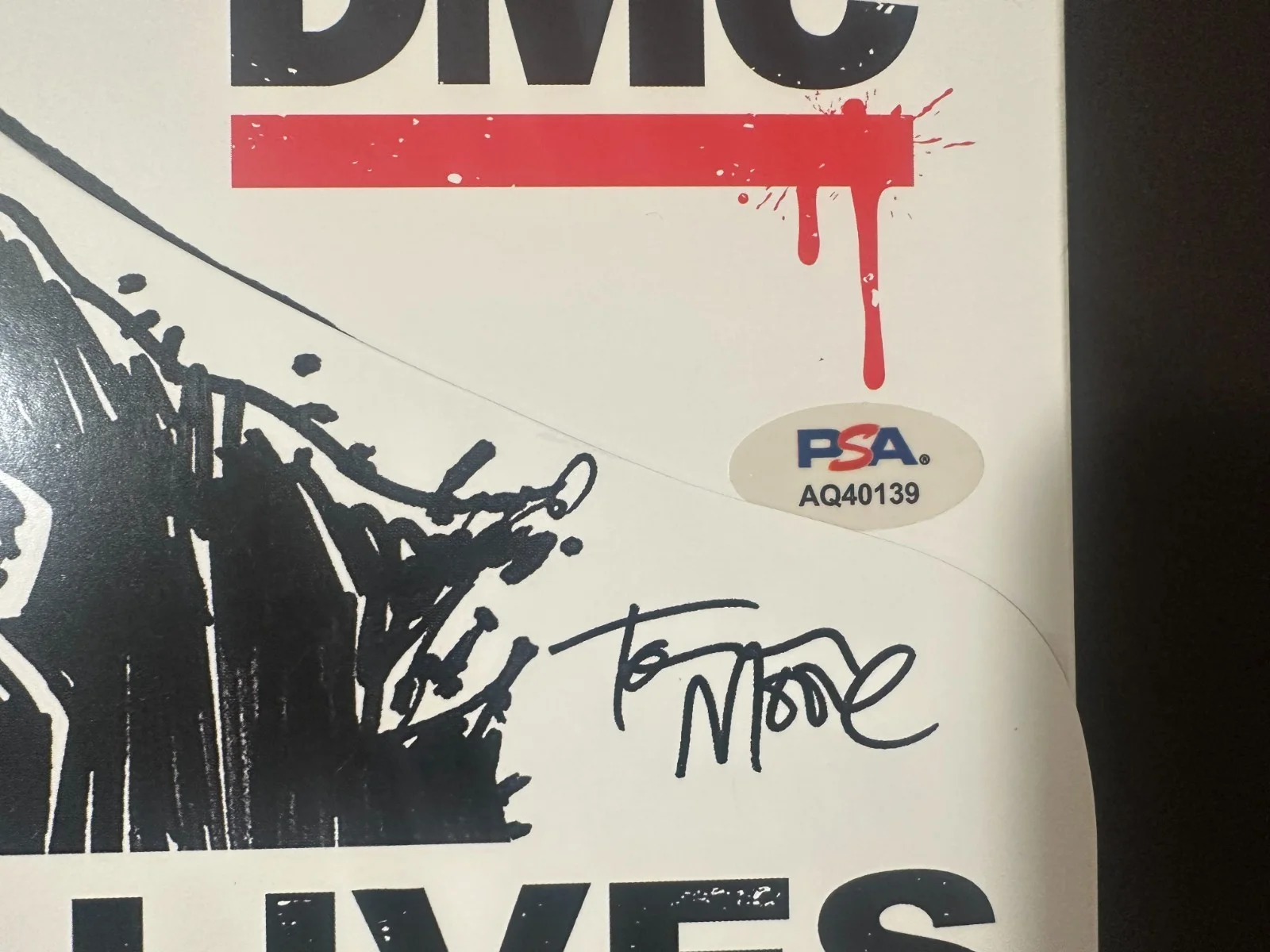 DMC Signed Back From The Dead Vinyl LP RSD Numbered #1382 PSA COA + Photo Proof, image 2