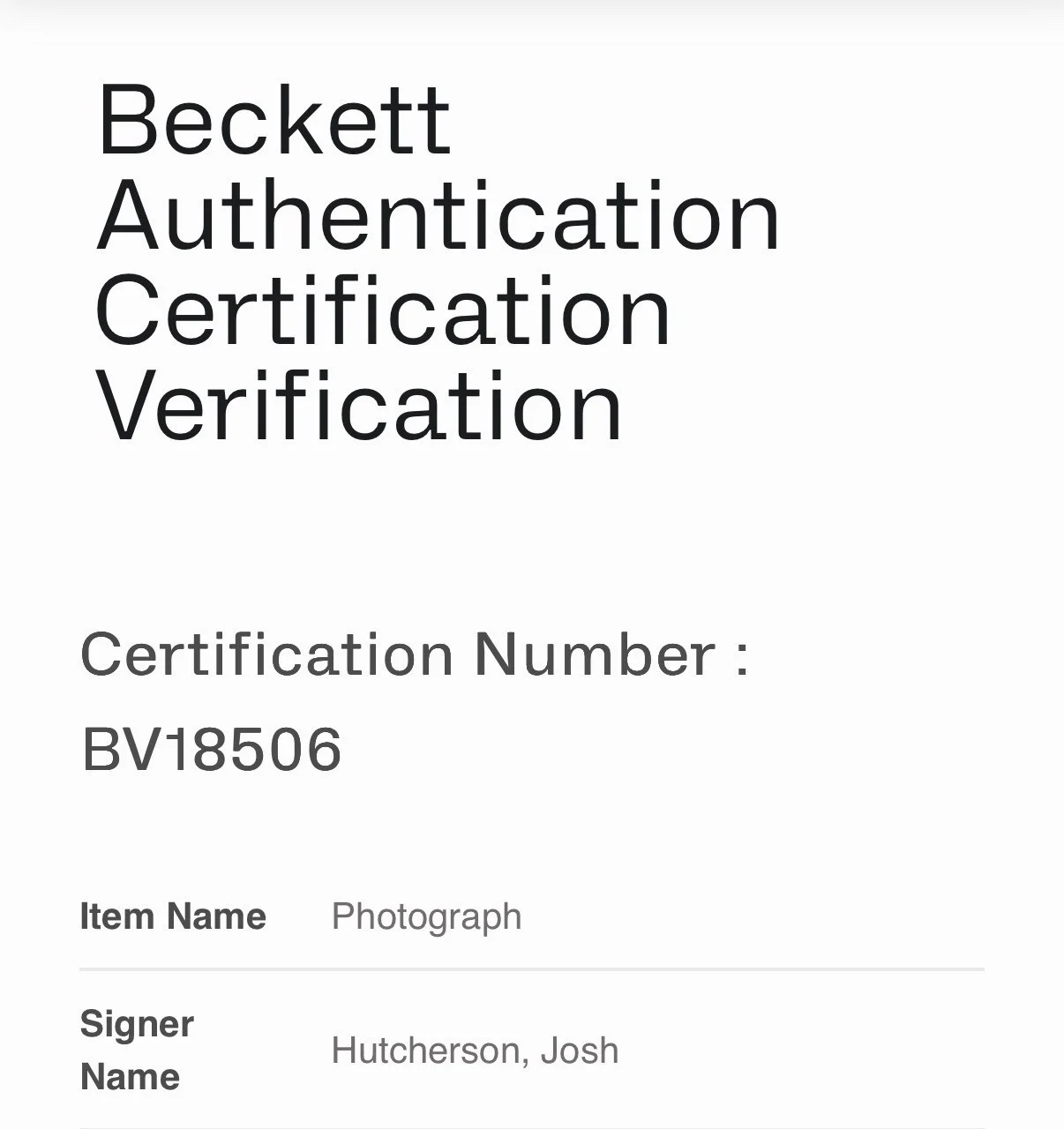 Josh Hutcherson — JOSH HUTCHERSON SIGNED FIVE NIGHTS AT FREDDYS 11x14 PHOTO BECKETT BV18506, изображение 4