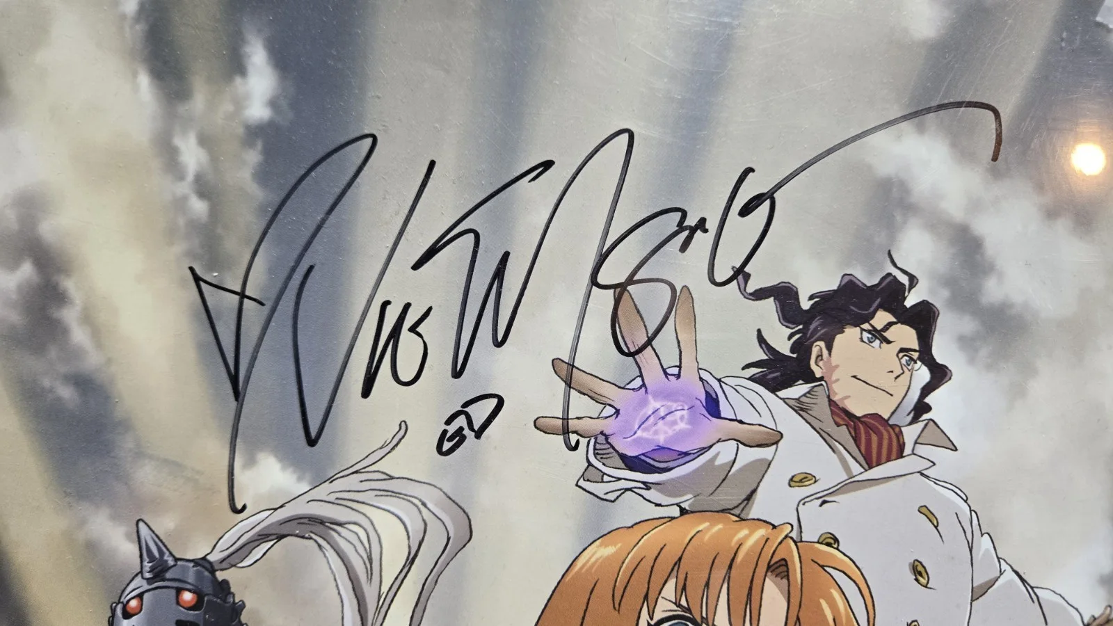 Vic Mignogna — VIC MIGNOGNA Signed 11x17 Photo FULL METAL ALCHEMIST EDWARD Autograph JSA COA, image 2