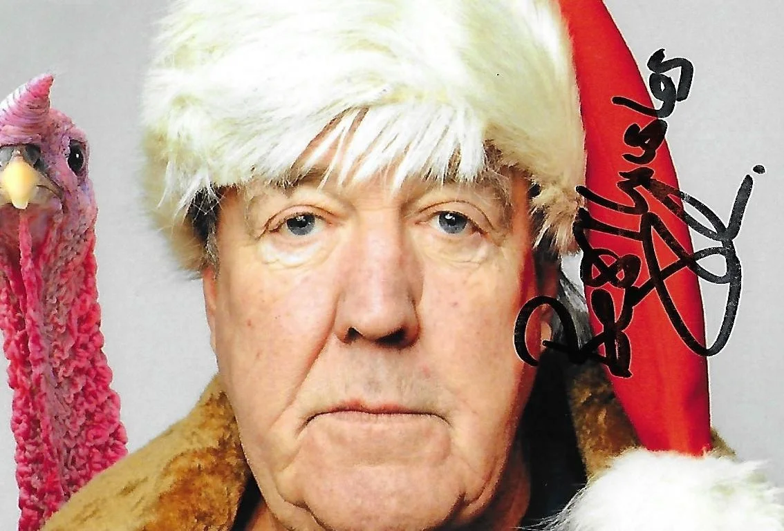 Jeremy Clarkson — Jeremy Clarkson auto-signed 4x6 photo Top Gear The Grand Tour Rare COA LOOK!!