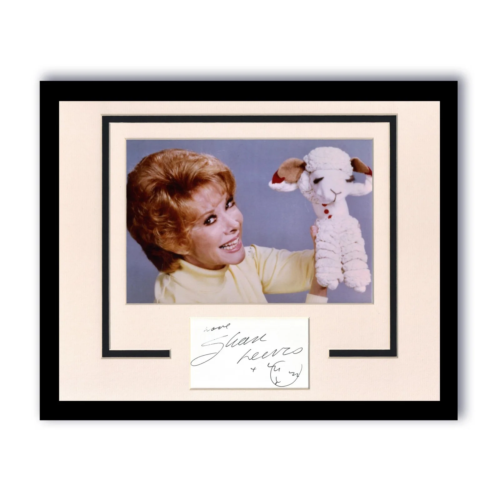 Shari Lewis — Shari Lewis "Lamb Chop's Play Along" AUTOGRAPH Signed Framed 11x14 Display ACOA