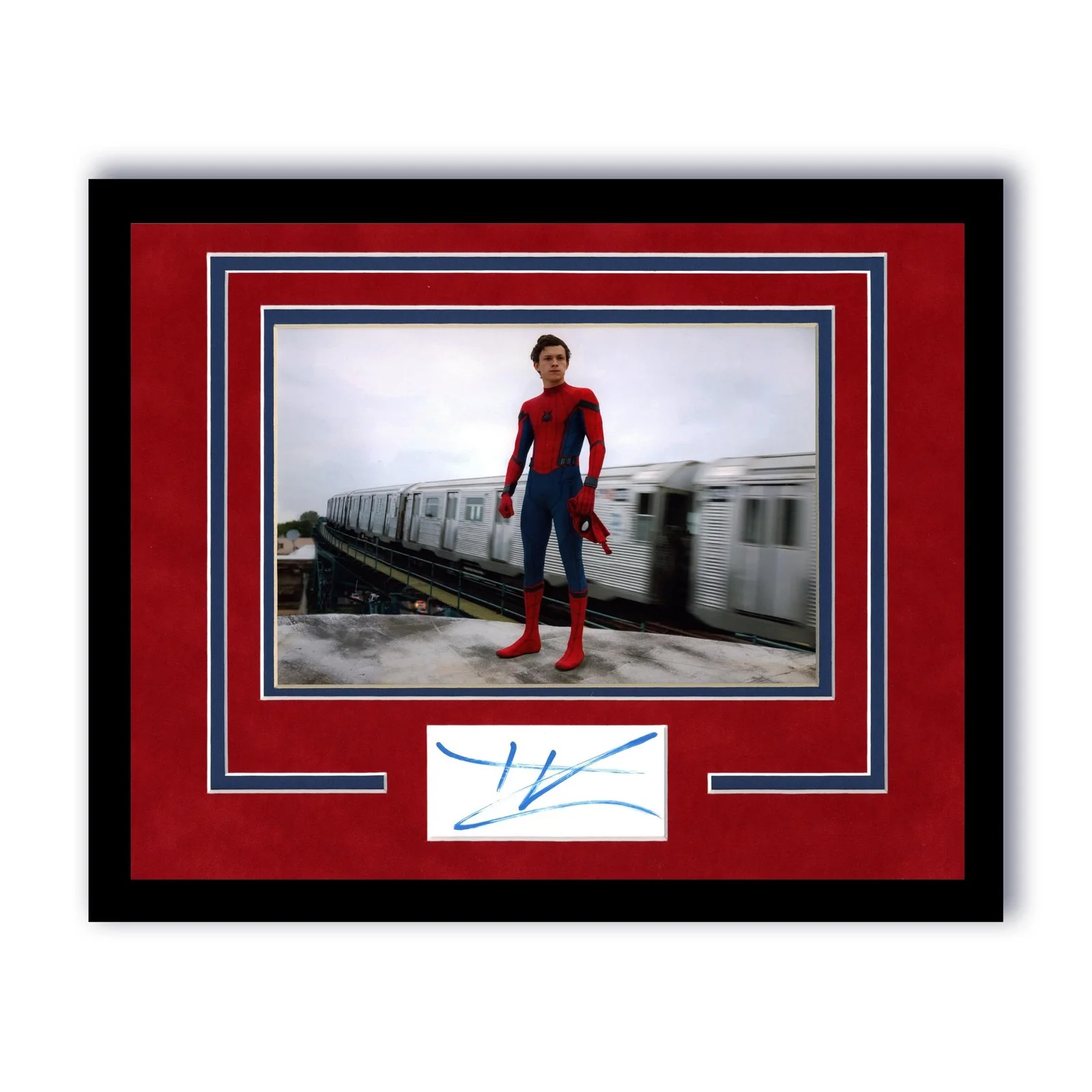 Tom Holland — Tom Holland "Spider-Man: Homecoming" AUTOGRAPH Signed Framed 11x14 Display ACOA